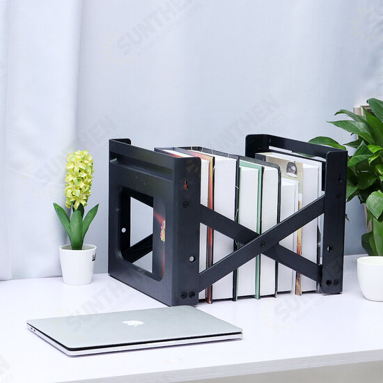 A4/FC File Storage Shelf Vertical File Storage Bracket Fill Expansion Double Document Holder For Quick Work Office Supplies