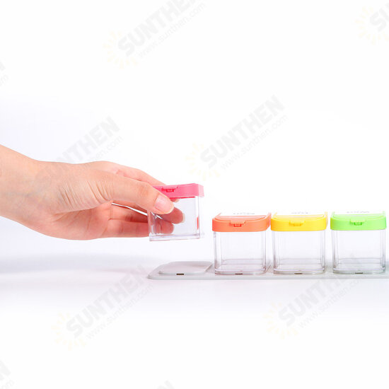 14 Cells Weekly Pill Organizer Open Left and Right Friendly Travel 7 Day Pill Box Case 2 Times a Day Large Compartment for Medication