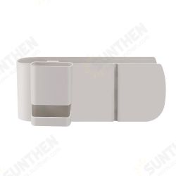 Adhesive Hair Dryer Rack Holder Wall Mounted Storage Rack No Drilling Bathroom Multi-function Plastic Storage Bracket Adhesive Hair Dryer Rack Holder Wall Mounted Storage Rack No Drilling Bathroom Multi-function Plastic Storage Bracket