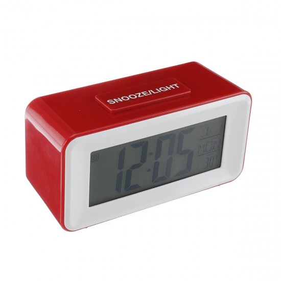 Backlight LCD Digital Alarm Clock 4.5inch/3.2inch Large Display Night Light with Calendar Thermometer Electronic Alarm Clock