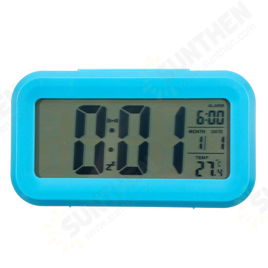 Backlight LCD Digital Alarm Clock 4.5inch/3.2inch Large Display Night Light with Calendar Thermometer Electronic Alarm Clock