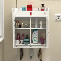 Bathroom Wall Mounted Storage Rack Towels Shower Gel Shampoo Organizer Home Office Living Room Kitchen Furniture Bathroom Wall Mounted Storage Rack Towels Shower Gel Shampoo Organizer Home Office Living Room Kitchen Furniture