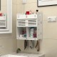 Bathroom Wall Mounted Storage Rack Towels Shower Gel Shampoo Organizer Home Office Living Room Kitchen Furniture
