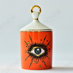 Big Eyes Jar Hands with Ceramic Lids Decorative Cans Candle Holders Storage Cans Cosmetic Storage Tank Pen Pencils Holder Big Eyes Jar Hands with Ceramic Lids Decorative Cans Candle Holders Storage Cans Cosmetic Storage Tank Pen Pencils Holder