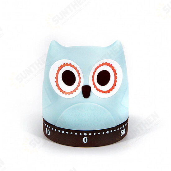 Cartoon Animal Shape Timer Multifunction Study Time Management Kitchen Cooking Countdown Mechanical Timer Reminder