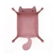 Cat Cartoon Desktop Storage Box PU Leather Creative Folding Button Tray Storage Baskets