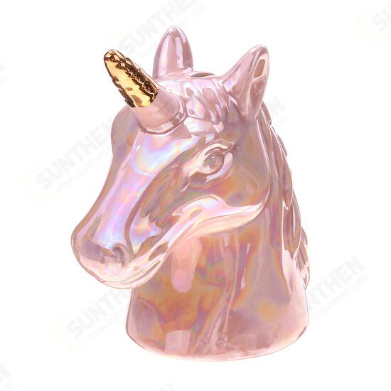 Ceramics Unicorn Ornaments Magic Unicorn Novelty Money Box Household Office Desktop Decoration Multicolor Choose