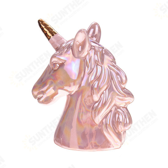 Ceramics Unicorn Ornaments Magic Unicorn Novelty Money Box Household Office Desktop Decoration Multicolor Choose