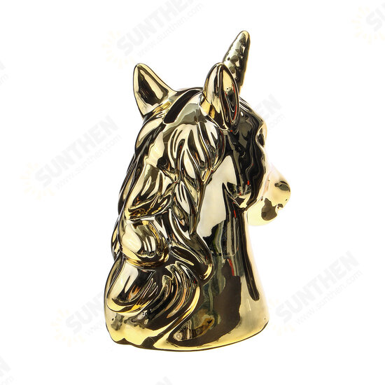 Ceramics Unicorn Ornaments Magic Unicorn Novelty Money Box Household Office Desktop Decoration Multicolor Choose