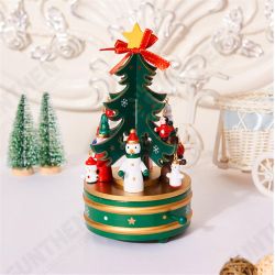 Christmas Decorations Creative Wooden Christmas Tree Deer Santa Claus Music Box Christmas Desktop Ornaments Christmas Decorations Creative Wooden Christmas Tree Deer Santa Claus Music Box Christmas Desktop Ornaments