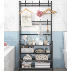 Clothes Storage Rack Floor Clothes Rack Shoes Rack Combination For Entryway Livingroom Restroom Decoration Clothes Storage Rack Floor Clothes Rack Shoes Rack Combination For Entryway Livingroom Restroom Decoration