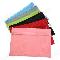 Colorful Double Layer Canvas Cloth Zipper Book Pencil Pen Case Bag File Document Bags Colorful Double Layer Canvas Cloth Zipper Book Pencil Pen Case Bag File Document Bags