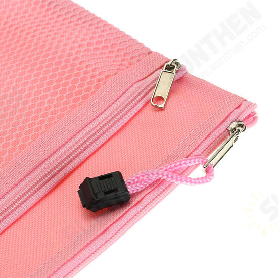 Colorful Double Layer Canvas Cloth Zipper Book Pencil Pen Case Bag File Document Bags Colorful Double Layer Canvas Cloth Zipper Book Pencil Pen Case Bag File Document Bags