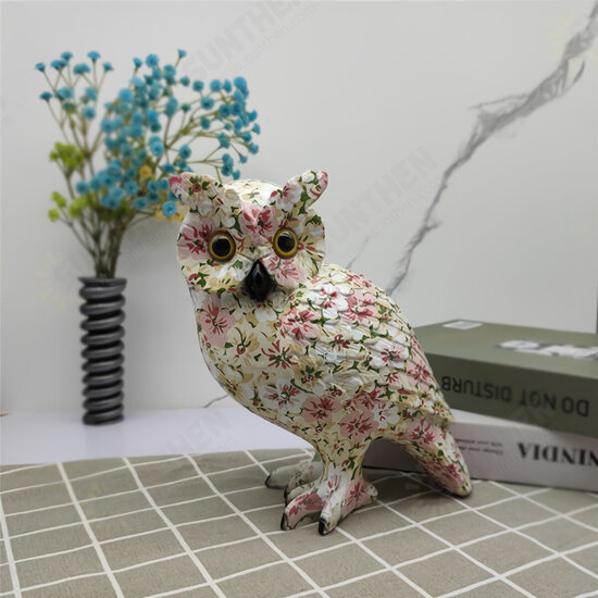Colorful Owl Ornaments Creative Creative Art Animal Resin Crafts Home Office Desktop Decorations Accessories Colorful Owl Ornaments Creative Creative Art Animal Resin Crafts Home Office Desktop Decorations Accessories