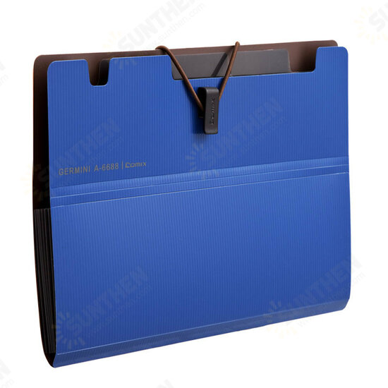 A7626 Expanding File Folder A5 Organ Bag 6 Pockets Desktop Organizer Paper Holder Document Folder School Supplies A7626 Expanding File Folder A5 Organ Bag 6 Pockets Desktop Organizer Paper Holder Document Folder School Supplies