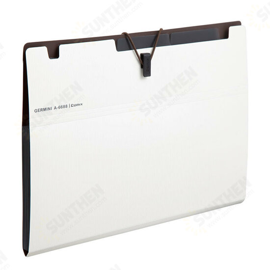 A7626 Expanding File Folder A5 Organ Bag 6 Pockets Desktop Organizer Paper Holder Document Folder School Supplies A7626 Expanding File Folder A5 Organ Bag 6 Pockets Desktop Organizer Paper Holder Document Folder School Supplies