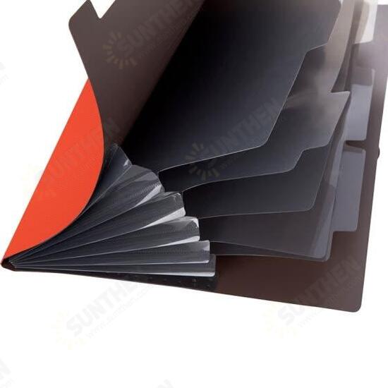 A7626 Expanding File Folder A5 Organ Bag 6 Pockets Desktop Organizer Paper Holder Document Folder School Supplies A7626 Expanding File Folder A5 Organ Bag 6 Pockets Desktop Organizer Paper Holder Document Folder School Supplies