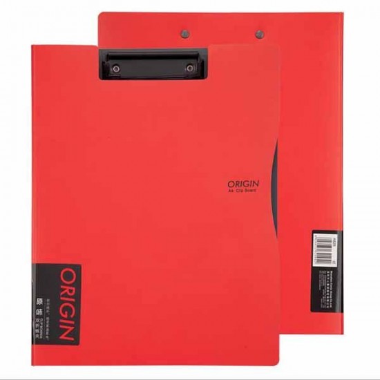 A828 Clip File Folder Double Folding Data Clip Thickening A4 Flat Clip