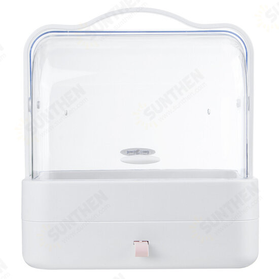 Cosmetic Storage Box Transparent Dust Cover Desktop Makeup Organizer Household Portable Shelf Cosmetic Storage Box Transparent Dust Cover Desktop Makeup Organizer Household Portable Shelf