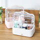 Cosmetic Storage Box Transparent Dust Cover Desktop Makeup Organizer Household Portable Shelf Cosmetic Storage Box Transparent Dust Cover Desktop Makeup Organizer Household Portable Shelf
