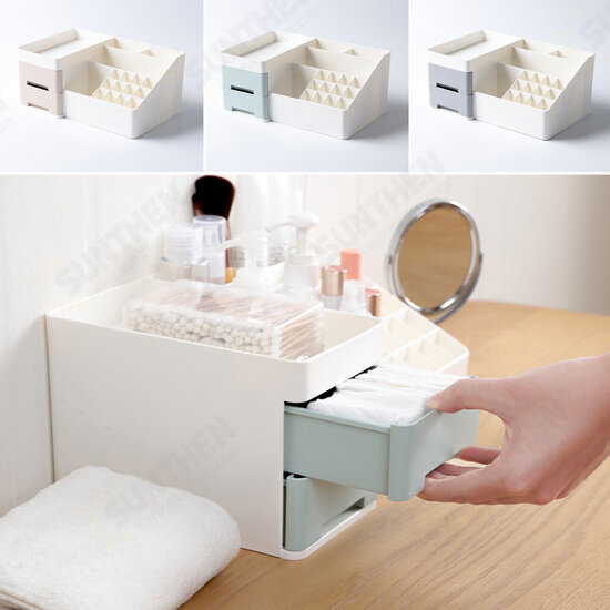 Cosmetics Storage Box Drawer Makeup Holder Organizer Desktop Dressing Table Nail Polish Lipstick Storage Box Jewelry Case