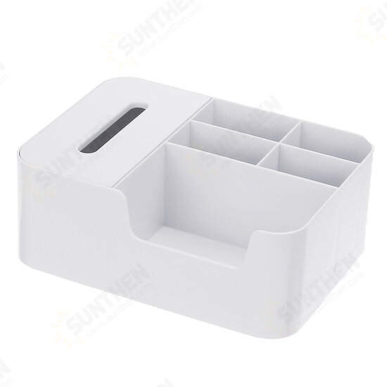 Cosmetics Storage Box Tissue Box Plastic Desktop Makeup Organizer Drawer Sundries Container Nail Polish Lipstick Jewelry Case