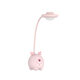 Cute Deer Hose Table Lamp Foldable USB Charging LED Stepless Dimming Table Lamp Bedroom Dormitory Bedside Night Light