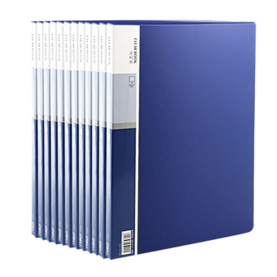 5060 Anti-static A4 File Folder 60 Pages Brochure Folder Insert Clip Document Folder Information booklet Desktop File Organizer Office School Supplies