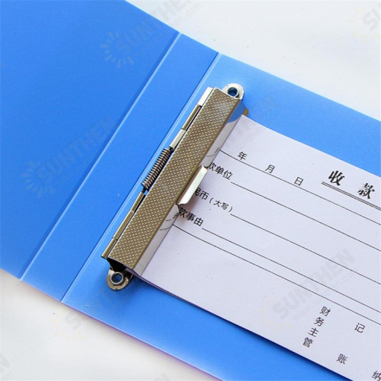 5354 1PCS Bill File Folder Financial Bill Collector A5 Paper Document Folder PP Material Small File Folder Office School Supplies