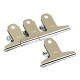 9533 4 Pcs/lot 76mm Large Yamagata Bill Tickets Clamp Board Clips Financial Binder Clips Metal Bill Holder Office and School Supplies