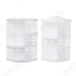 Desk Organizers Makeup Cosmetic Rack Holder 360° Rotating Small Part Storage Case Stand Home Office Desk Organizers Makeup Cosmetic Rack Holder 360° Rotating Small Part Storage Case Stand Home Office
