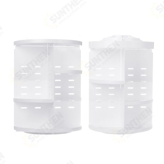 Desk Organizers Makeup Cosmetic Rack Holder 360° Rotating Small Part Storage Case Stand Home Office Desk Organizers Makeup Cosmetic Rack Holder 360° Rotating Small Part Storage Case Stand Home Office