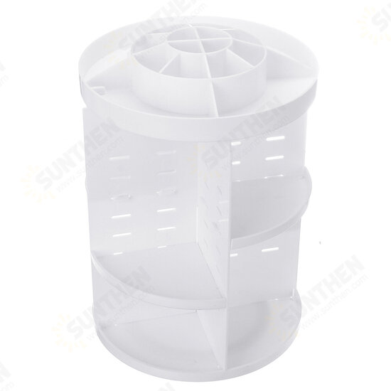 Desk Organizers Makeup Cosmetic Rack Holder 360° Rotating Small Part Storage Case Stand Home Office Desk Organizers Makeup Cosmetic Rack Holder 360° Rotating Small Part Storage Case Stand Home Office