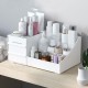 Desktop Cosmetic Storage Box Drawer Large Capacity Makeup Brushes Organizer Dressing Table Skin Care Rack House Container Mobile Phone Sundries