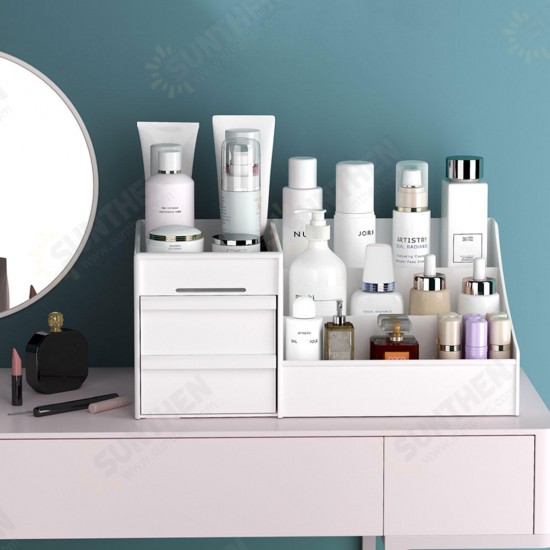 Desktop Cosmetic Storage Box Drawer Large Capacity Makeup Brushes Organizer Dressing Table Skin Care Rack House Container Mobile Phone Sundries Desktop Cosmetic Storage Box Drawer Large Capacity Makeup Brushes Organizer Dressing Table Skin Care Rack House Container Mobile Phone Sundries