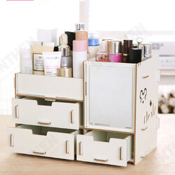 Desktop Storage Case Wooden Cosmetic Drawer Makeup Organizer Makeup Storage Box Container for Home Office Desktop Storage Case Wooden Cosmetic Drawer Makeup Organizer Makeup Storage Box Container for Home Office
