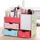 Desktop Storage Case Wooden Cosmetic Drawer Makeup Organizer Makeup Storage Box Container for Home Office