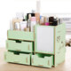 Desktop Storage Case Wooden Cosmetic Drawer Makeup Organizer Makeup Storage Box Container for Home Office