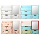 Desktop Storage Case Wooden Cosmetic Drawer Makeup Organizer Makeup Storage Box Container for Home Office