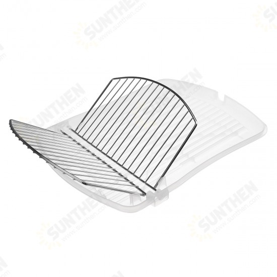 Dish Drain Rack Kitchen Bowls Cups Storage Shelves Foldable Tray Dish Organizer Kitchenware Holder Dish Drain Rack Kitchen Bowls Cups Storage Shelves Foldable Tray Dish Organizer Kitchenware Holder