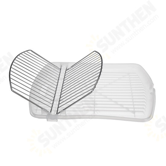 Dish Drain Rack Kitchen Bowls Cups Storage Shelves Foldable Tray Dish Organizer Kitchenware Holder Dish Drain Rack Kitchen Bowls Cups Storage Shelves Foldable Tray Dish Organizer Kitchenware Holder