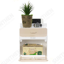 Double Layers Drawer Tissue Box No punching and Waterproof Bathroom Storage Organizer Household Office Desktop Supplies Double Layers Drawer Tissue Box No punching and Waterproof Bathroom Storage Organizer Household Office Desktop Supplies