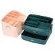 Dustproof Cosmetic Storage Box with Drawer Large Capacity Desktop Furnishings Organizer Home Desk Sundries Storage