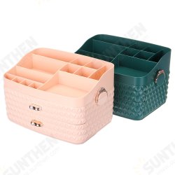 Dustproof Cosmetic Storage Box with Drawer Large Capacity Desktop Furnishings Organizer Home Desk Sundries Storage Dustproof Cosmetic Storage Box with Drawer Large Capacity Desktop Furnishings Organizer Home Desk Sundries Storage