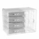 Dustproof Transparent Acrylic Earrings Jewelry Storage Box Display Stand Rack Tray Dustproof Transparent Acrylic Earrings Jewelry Storage Box Display Stand Rack Tray