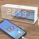 EK8609 Digital Alarm Clock Timer LED Mirror Snooze Table Clock Electronic Time Date Temperature Display Home Decorations EK8609 Digital Alarm Clock Timer LED Mirror Snooze Table Clock Electronic Time Date Temperature Display Home Decorations