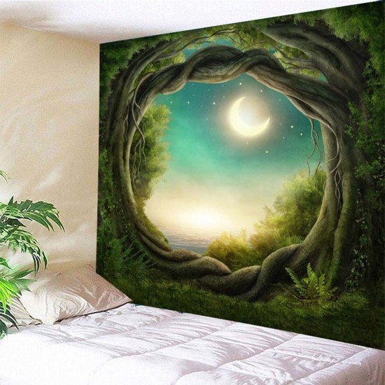 Fantasy Forest Tapestry Wall Hanging Landscape Wall Tapestry Home Decoration Hanging Painting