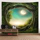 Fantasy Forest Tapestry Wall Hanging Landscape Wall Tapestry Home Decoration Hanging Painting