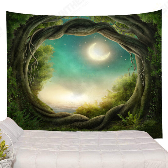 Fantasy Forest Tapestry Wall Hanging Landscape Wall Tapestry Home Decoration Hanging Painting