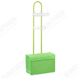 Floor Toilet Paper Roll Holder Standing Phone Tablet Holder with Storage Rack Floor Toilet Paper Roll Holder Standing Phone Tablet Holder with Storage Rack